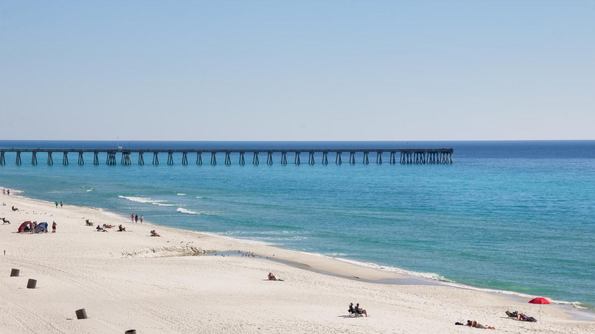 Tidewater Escape: 1Br/2Ba Beachfront Condo, Sleeps 6, Gulf Views & Comfort! Panama City Beach Extérieur photo