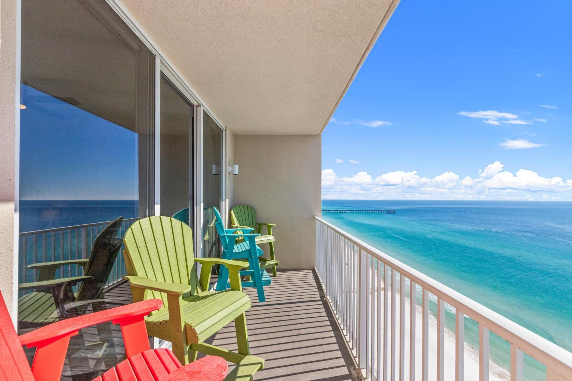 Tidewater Escape: 1Br/2Ba Beachfront Condo, Sleeps 6, Gulf Views & Comfort! Panama City Beach Extérieur photo